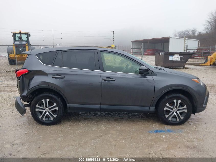 2018 Toyota Rav4 Le VIN: JTMBFREV1JJ249306 Lot: 38595823