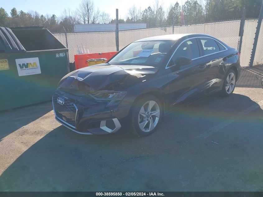 2022 AUDI A3 PREMIUM 40 TFSI FRONT-WHEEL DRIVE S TRONIC - WAUAUDGY6NA030081