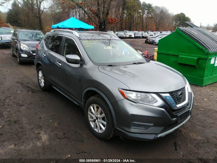 2019 Nissan Rogue Sv VIN: JN8AT2MV8KW372347 Lot: 38595981