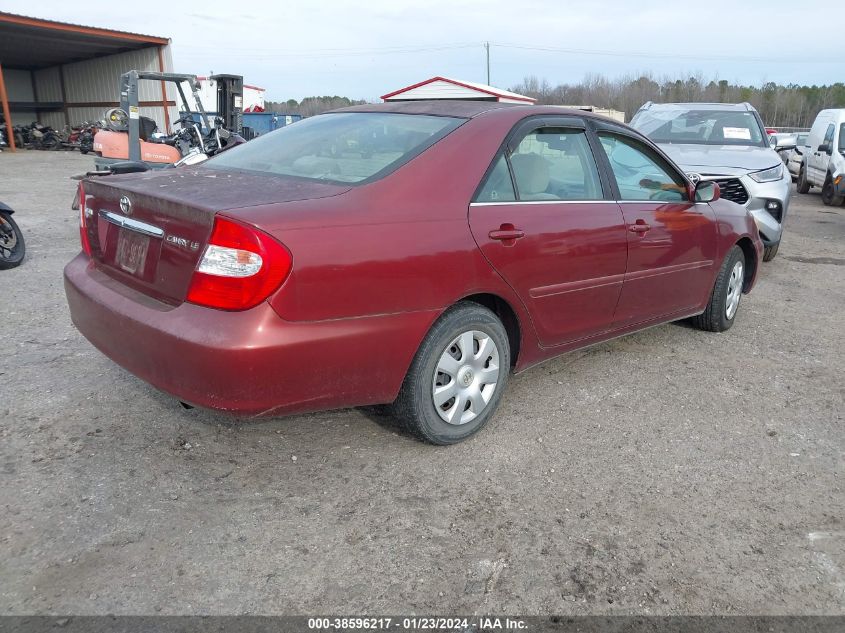 4T1BE32K14U314695 2004 Toyota Camry Le