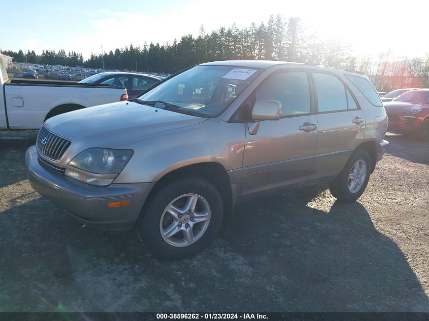 1999 Lexus Rx 300 VIN: JT6HF10U1X0093381 Lot: 38596262