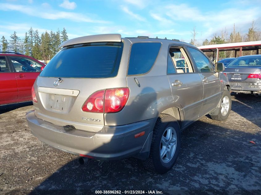 1999 Lexus Rx 300 VIN: JT6HF10U1X0093381 Lot: 38596262