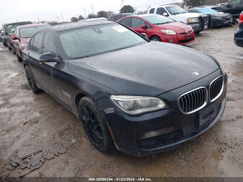 2014 BMW 750I VIN: WBAYA8C57ED825293 Lot: 38596294