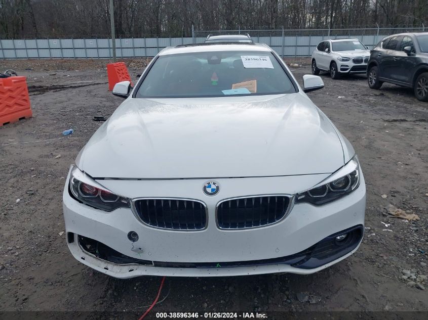 2019 BMW 430I Gran Coupe xDrive VIN: WBA4J3C52KBL10405 Lot: 38596346