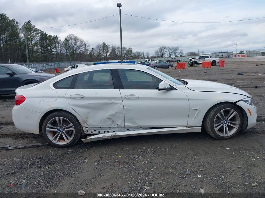 2019 BMW 430I Gran Coupe xDrive VIN: WBA4J3C52KBL10405 Lot: 38596346