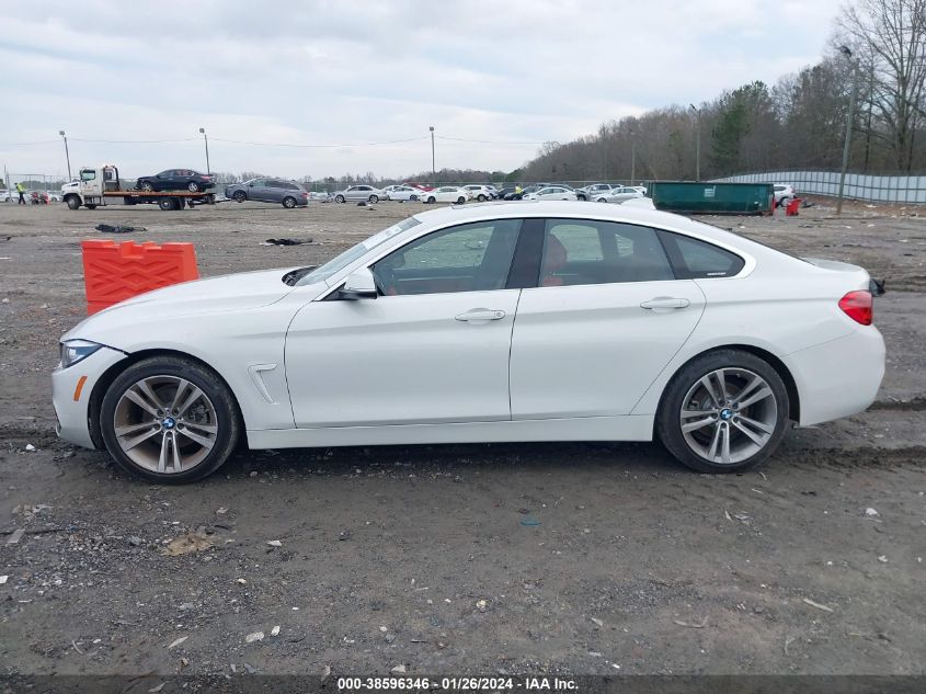 2019 BMW 430I Gran Coupe xDrive VIN: WBA4J3C52KBL10405 Lot: 38596346