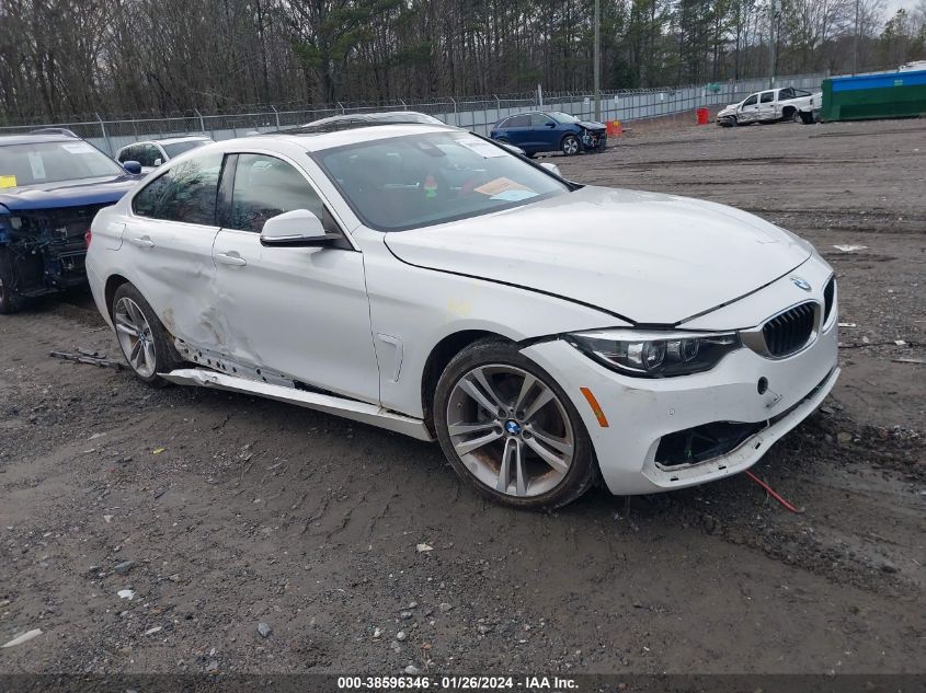 2019 BMW 430I Gran Coupe xDrive VIN: WBA4J3C52KBL10405 Lot: 38596346