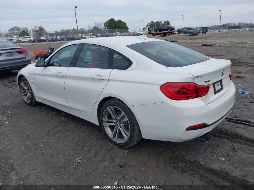 2019 BMW 430I Gran Coupe xDrive VIN: WBA4J3C52KBL10405 Lot: 38596346