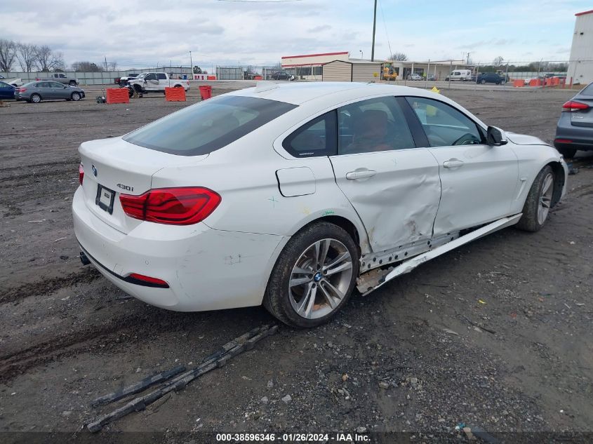 2019 BMW 430I Gran Coupe xDrive VIN: WBA4J3C52KBL10405 Lot: 38596346