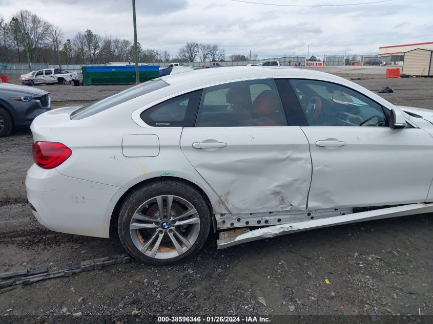 2019 BMW 430I Gran Coupe xDrive VIN: WBA4J3C52KBL10405 Lot: 38596346