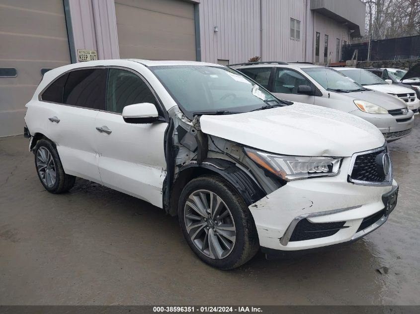 2018 Acura Mdx Technology Pkg VIN: 5J8YD4H57JL005468 Lot: 38596351