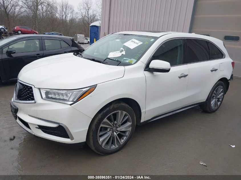 2018 Acura Mdx Technology Pkg VIN: 5J8YD4H57JL005468 Lot: 38596351