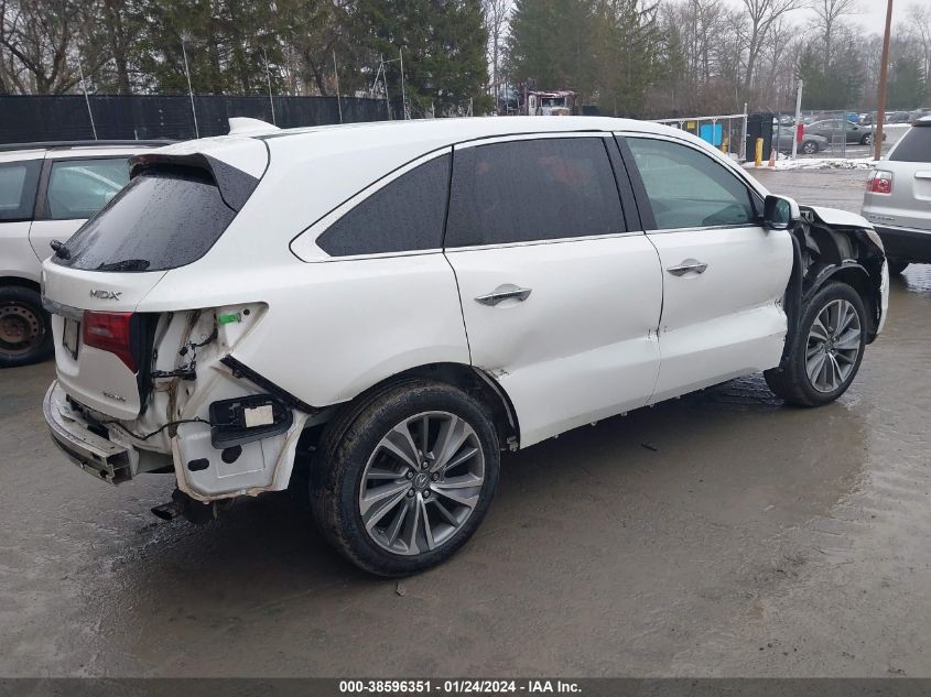 2018 Acura Mdx Technology Pkg VIN: 5J8YD4H57JL005468 Lot: 38596351