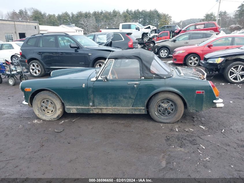 1972 Mg Midget VIN: GAN5UC106118G Lot: 38596650