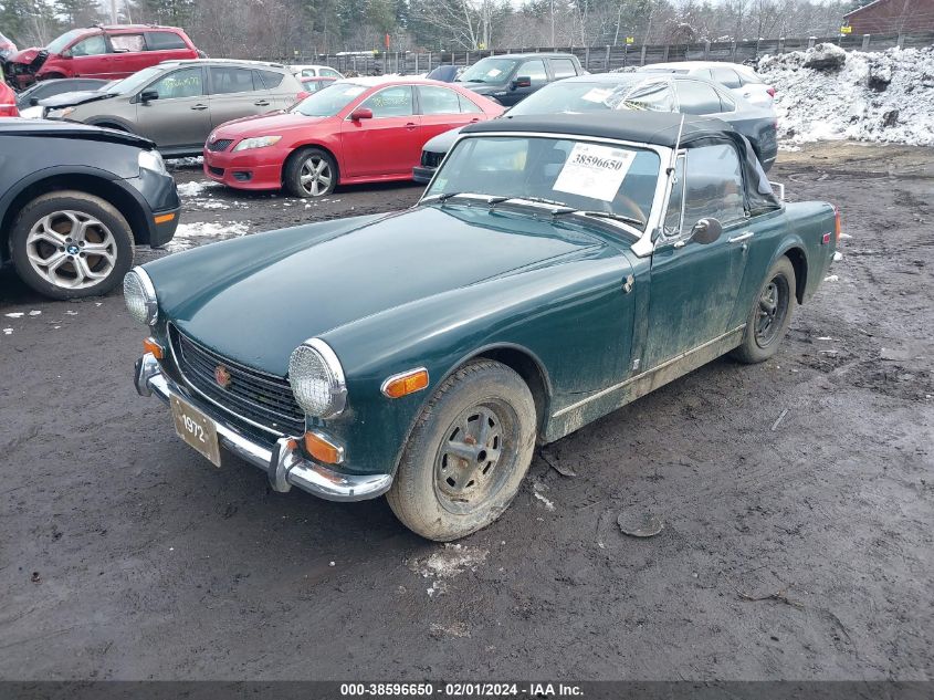 1972 Mg Midget VIN: GAN5UC106118G Lot: 38596650