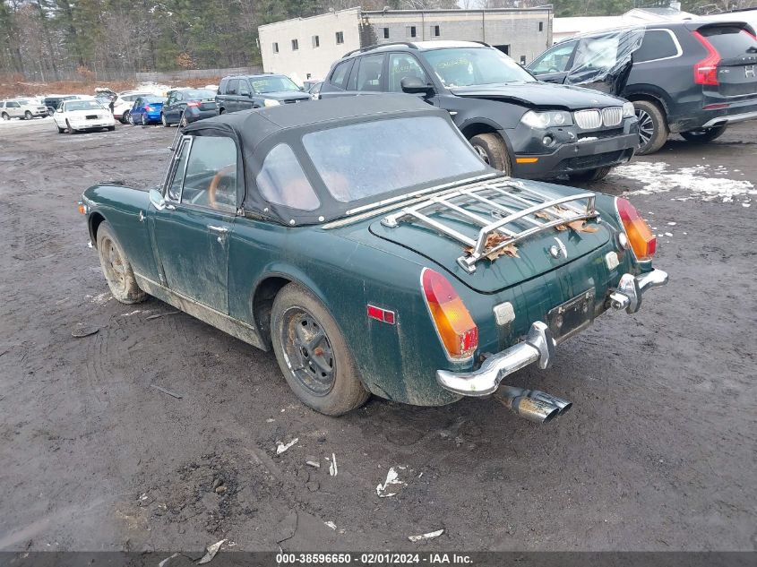 1972 Mg Midget VIN: GAN5UC106118G Lot: 38596650