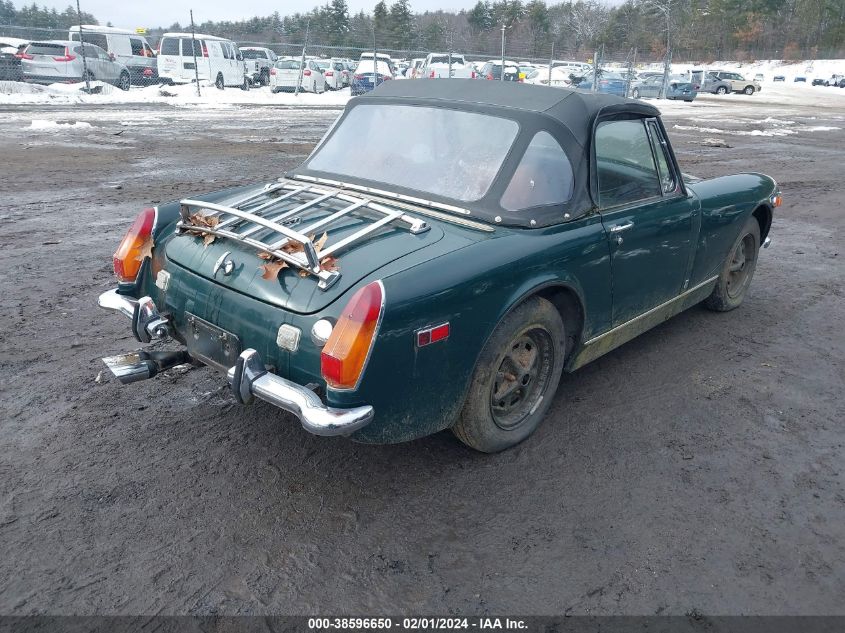 1972 Mg Midget VIN: GAN5UC106118G Lot: 38596650