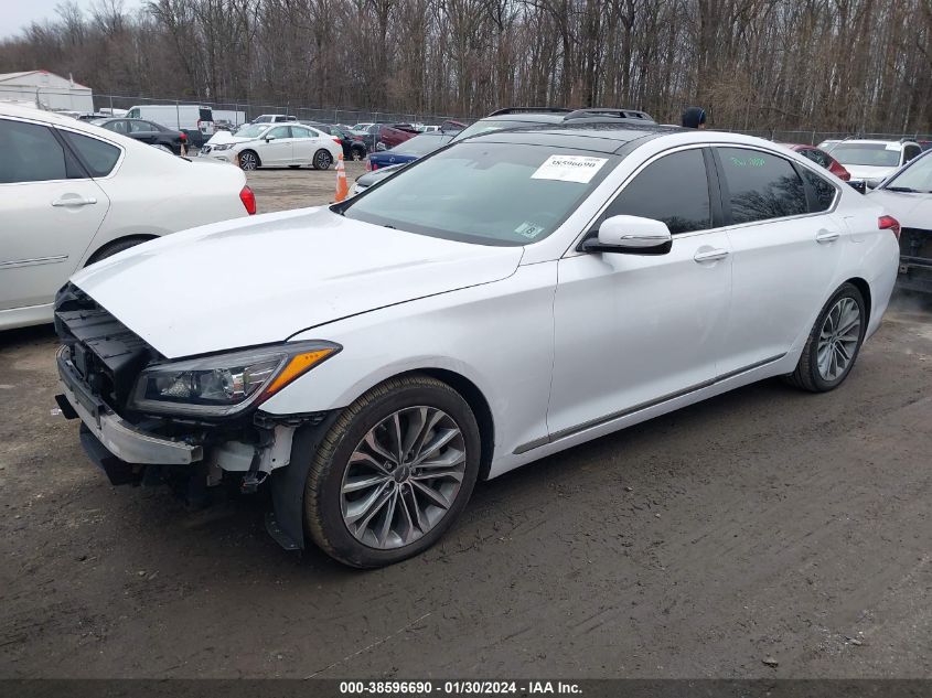 2015 Hyundai Genesis 3.8 VIN: KMHGN4JE1FU073103 Lot: 38596690