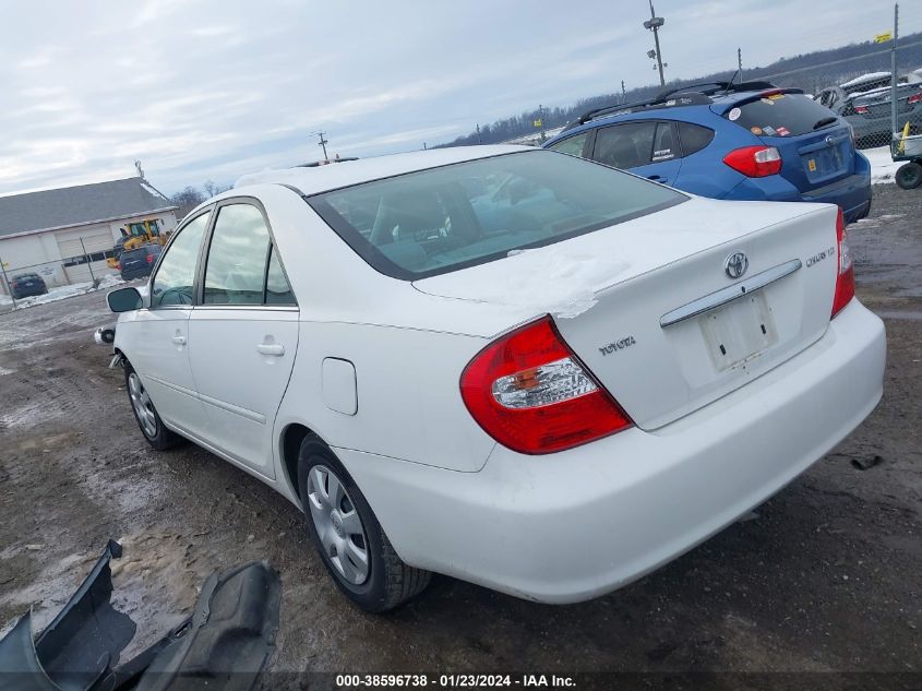 2004 Toyota Camry Le VIN: 4T1BE30K34U367031 Lot: 38596738