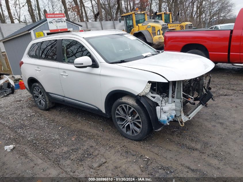 2017 Mitsubishi Outlander Se/Sel VIN: JA4AZ3A32HZ016609 Lot: 38596810