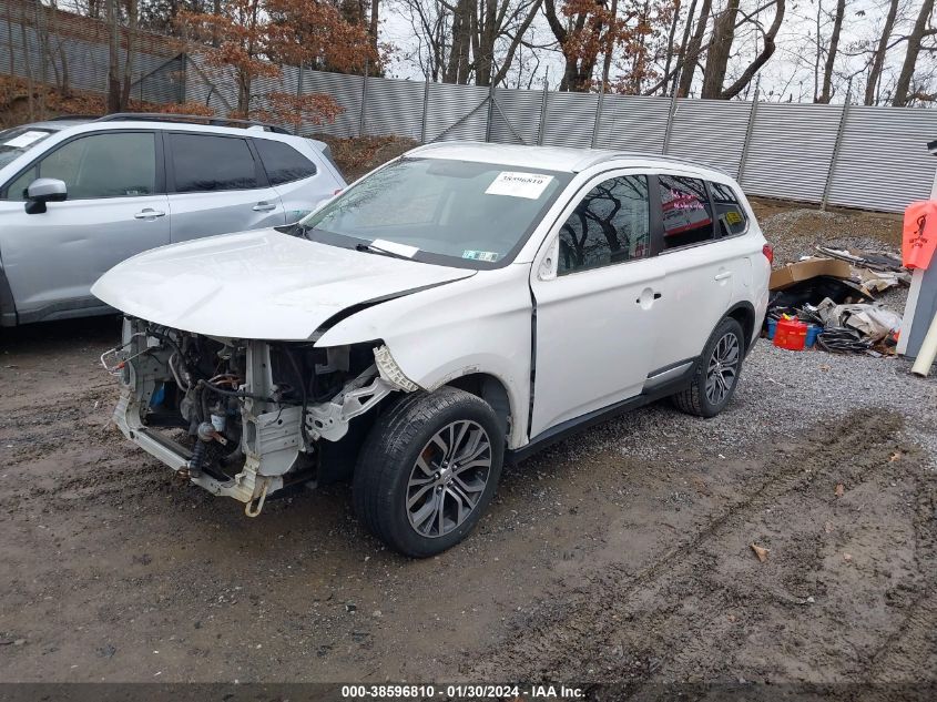 2017 Mitsubishi Outlander Se/Sel VIN: JA4AZ3A32HZ016609 Lot: 38596810