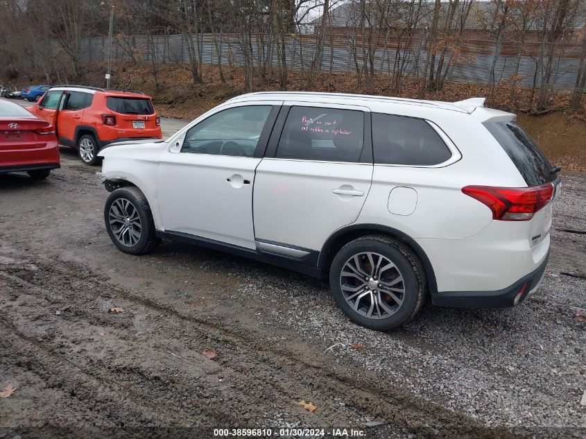 2017 Mitsubishi Outlander Se/Sel VIN: JA4AZ3A32HZ016609 Lot: 38596810