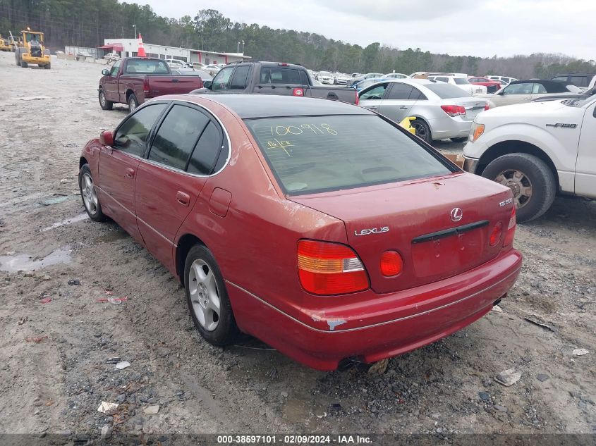 2000 Lexus Gs 300 VIN: JT8BD68S5Y0100918 Lot: 38597101