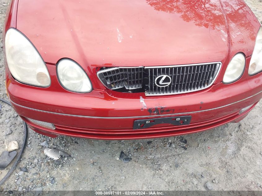 2000 Lexus Gs 300 VIN: JT8BD68S5Y0100918 Lot: 38597101