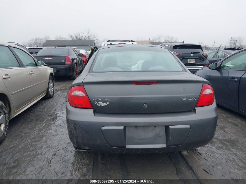 2004 Dodge Neon Se VIN: 1B3ES26C74D517082 Lot: 38597205