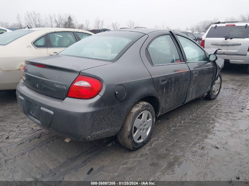 2004 Dodge Neon Se VIN: 1B3ES26C74D517082 Lot: 38597205