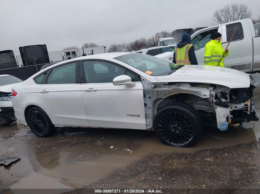 2013 Ford Fusion Hybrid Se VIN: 3FA6P0LU2DR334272 Lot: 38597271