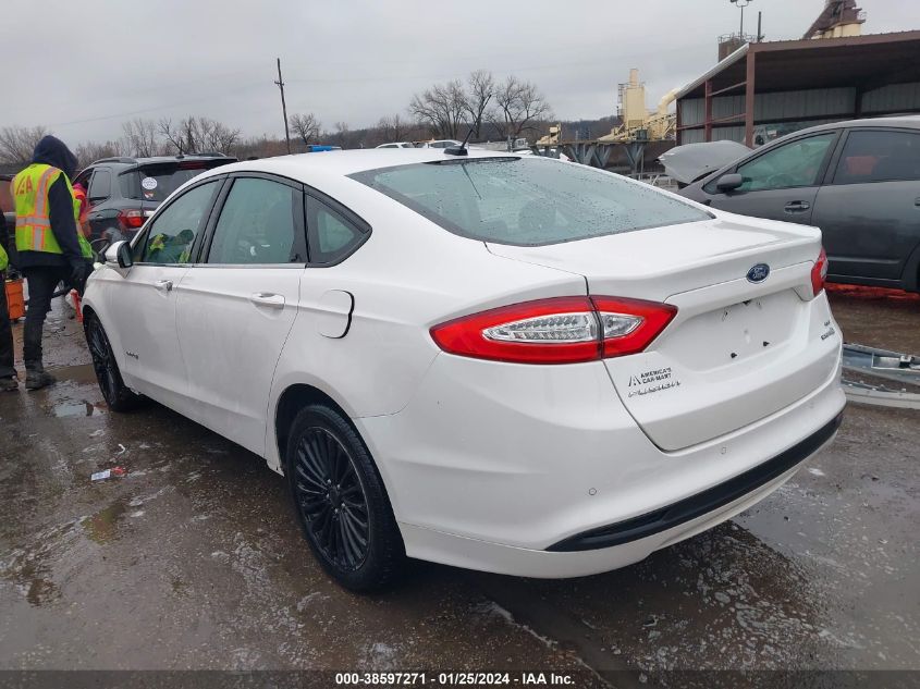 2013 Ford Fusion Hybrid Se VIN: 3FA6P0LU2DR334272 Lot: 38597271