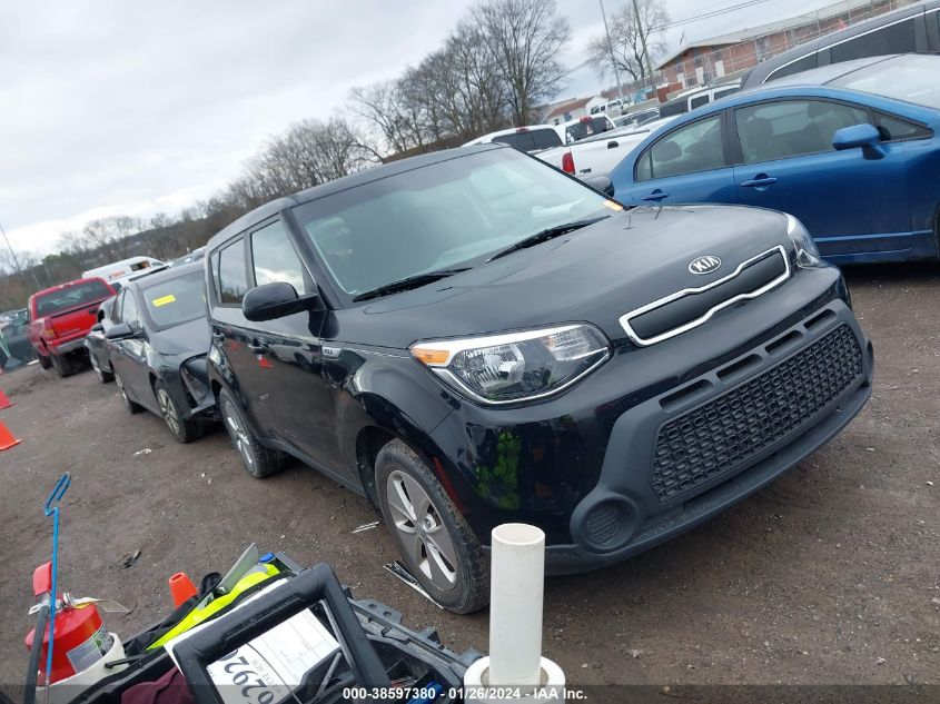 2016 Kia Soul VIN: KNDJN2A25G7276189 Lot: 38597380