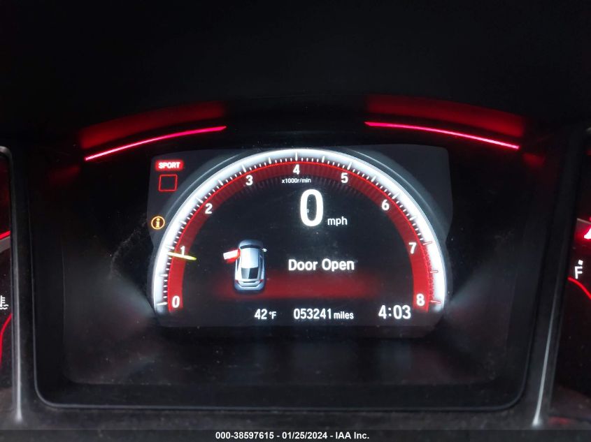 2019 Honda Civic Type R Touring VIN: SHHFK8G73KU200928 Lot: 38597615