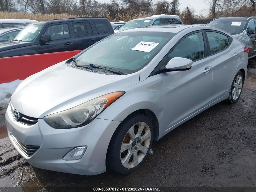 2012 Hyundai Elantra Limited (Ulsan Plant) VIN: KMHDH4AE2CU301034 Lot: 38597812