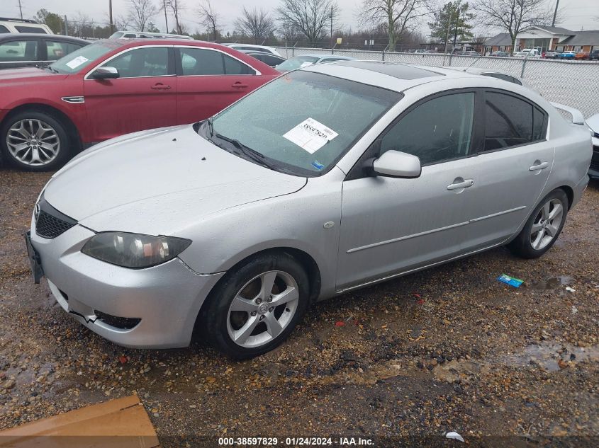 2006 Mazda Mazda3 I VIN: JM1BK32F761537196 Lot: 38597829