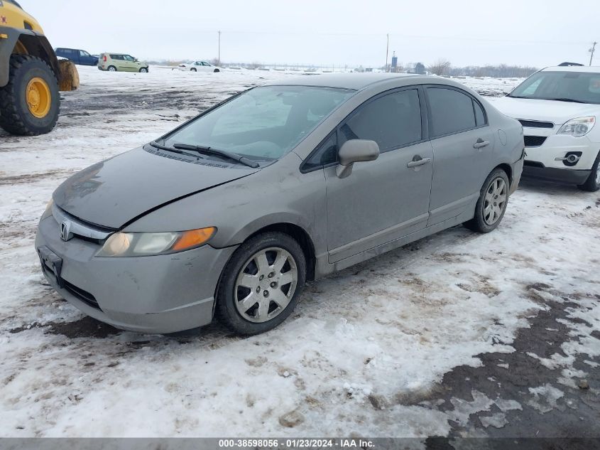 2007 Honda Civic Lx VIN: 1HGFA15587L101038 Lot: 38598056