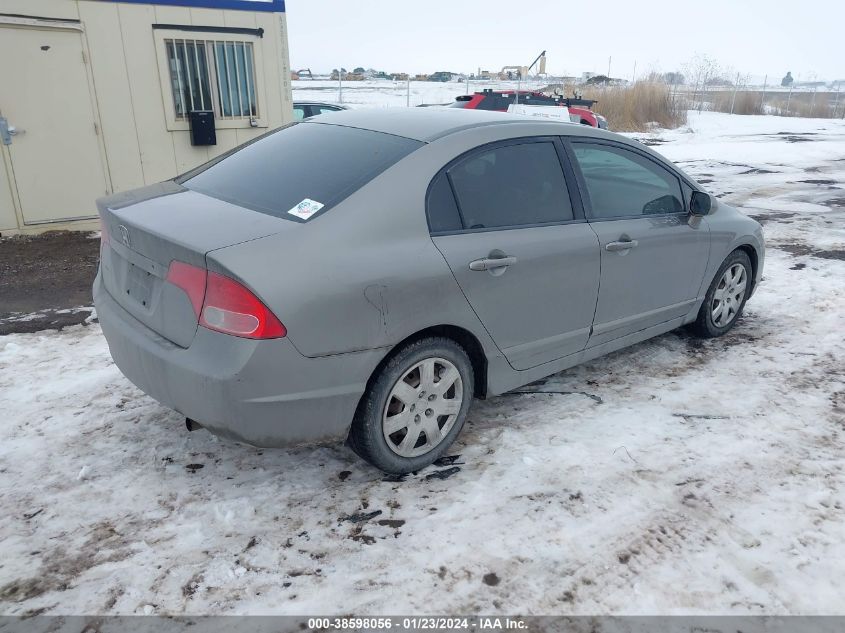 2007 Honda Civic Lx VIN: 1HGFA15587L101038 Lot: 38598056