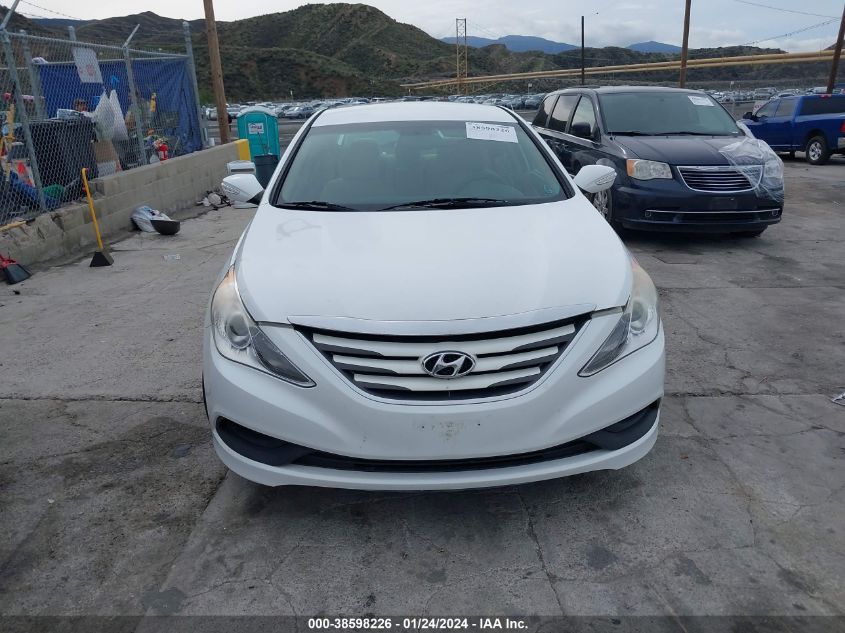 2014 Hyundai Sonata Gls VIN: 5NPEB4ACXEH870803 Lot: 38598226