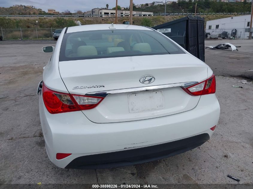 2014 Hyundai Sonata Gls VIN: 5NPEB4ACXEH870803 Lot: 38598226