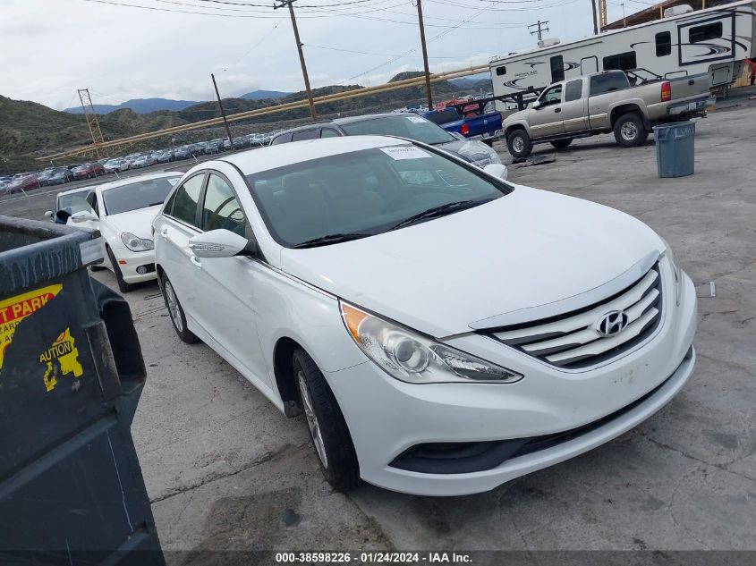 2014 Hyundai Sonata Gls VIN: 5NPEB4ACXEH870803 Lot: 38598226