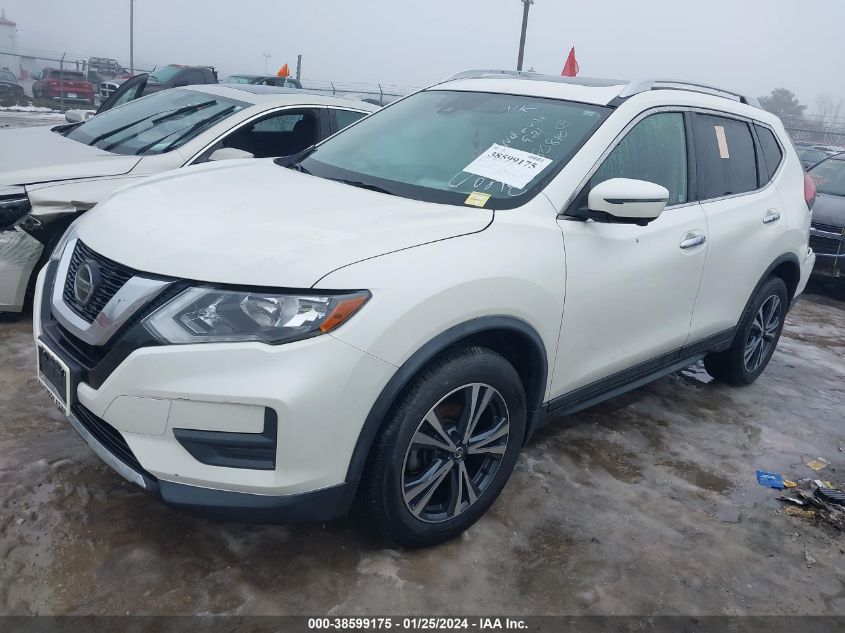 2019 Nissan Rogue Sv VIN: JN8AT2MVXKW380840 Lot: 38599175