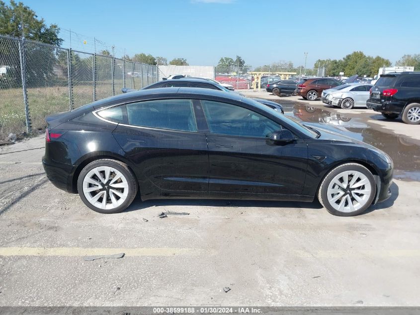 2023 Tesla Model 3 Rear-Wheel Drive VIN: 5YJ3E1EA4PF438571 Lot: 38599188