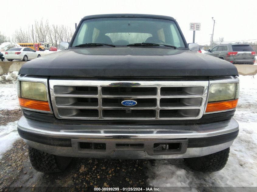 1996 Ford Bronco U100 VIN: 1FMEU15H3TLB73086 Lot: 38599299