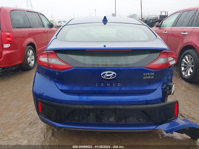 2019 Hyundai Ioniq Hybrid Limited VIN: KMHC05LC2KU115223 Lot: 38599522