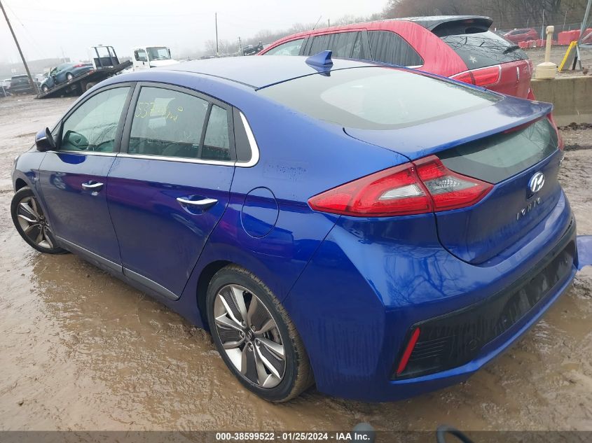 2019 Hyundai Ioniq Hybrid Limited VIN: KMHC05LC2KU115223 Lot: 38599522