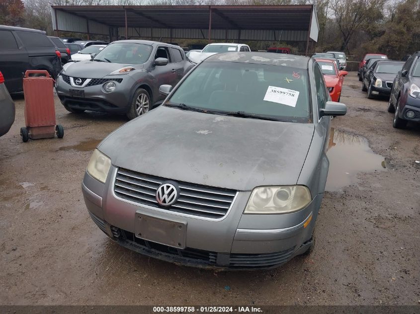 2003 Volkswagen Passat Gl VIN: WVWMD63B23P268341 Lot: 38599758