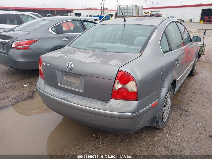 2003 Volkswagen Passat Gl VIN: WVWMD63B23P268341 Lot: 38599758