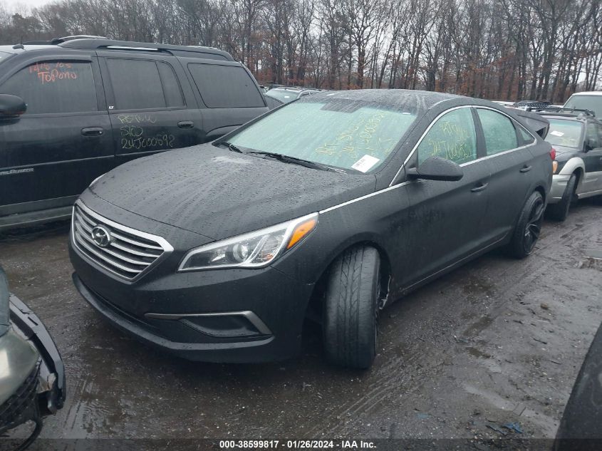 2016 Hyundai Sonata Se VIN: 5NPE24AFXGH306792 Lot: 38599817