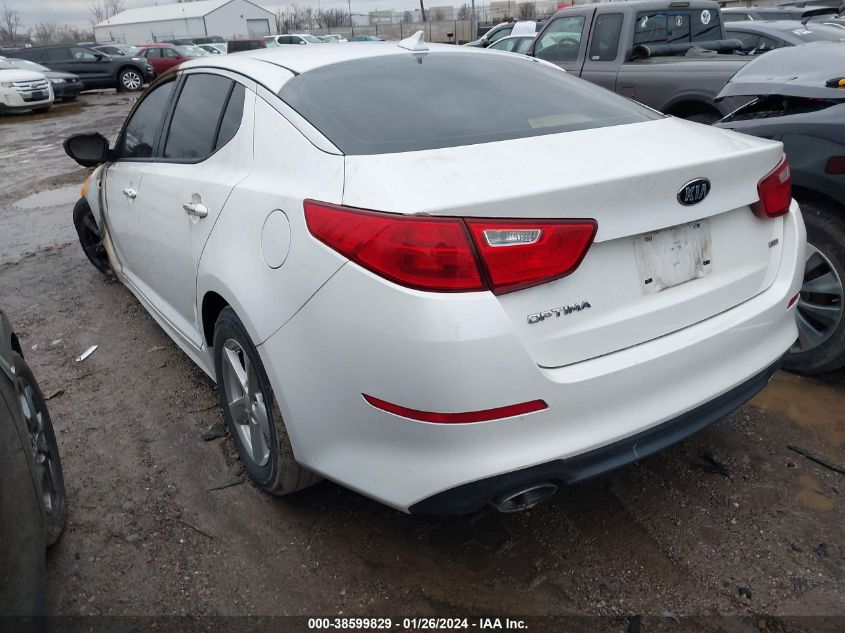 2015 Kia Optima Lx VIN: KNAGM4A75F5586368 Lot: 38599829